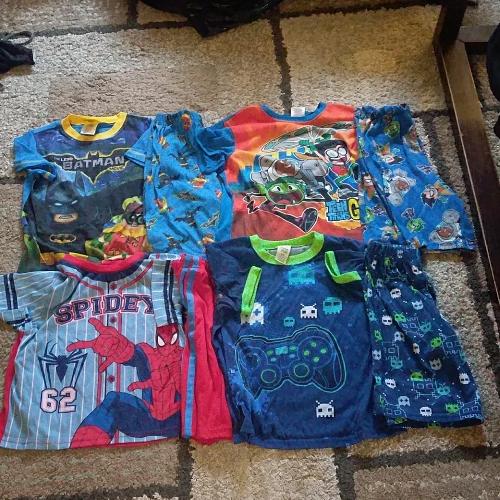 Boys summer pajama bundle